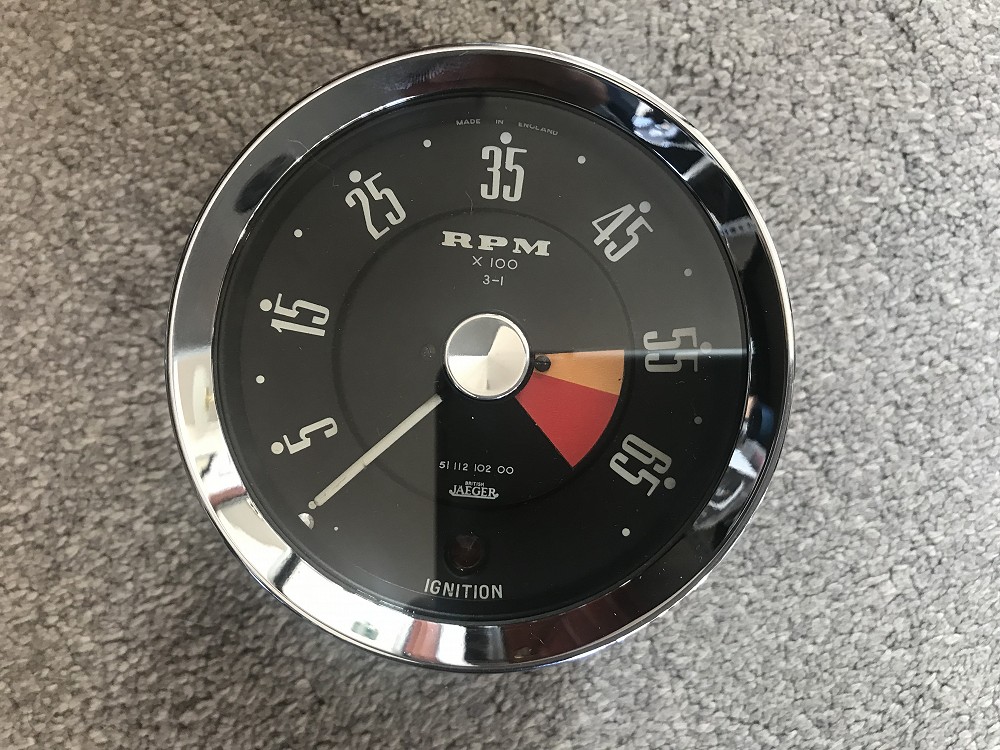 Image of MGA Mechanical Revcounter - fully restored