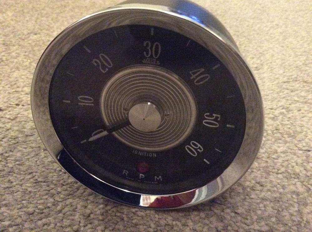 Image of Reconditioned Jaeger Revcounter for Riley cars 100mm Diameter