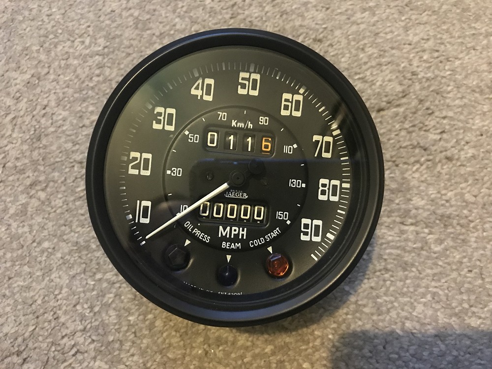 Image of Land Rover - 0-90 Mph Speedometer. Diesel