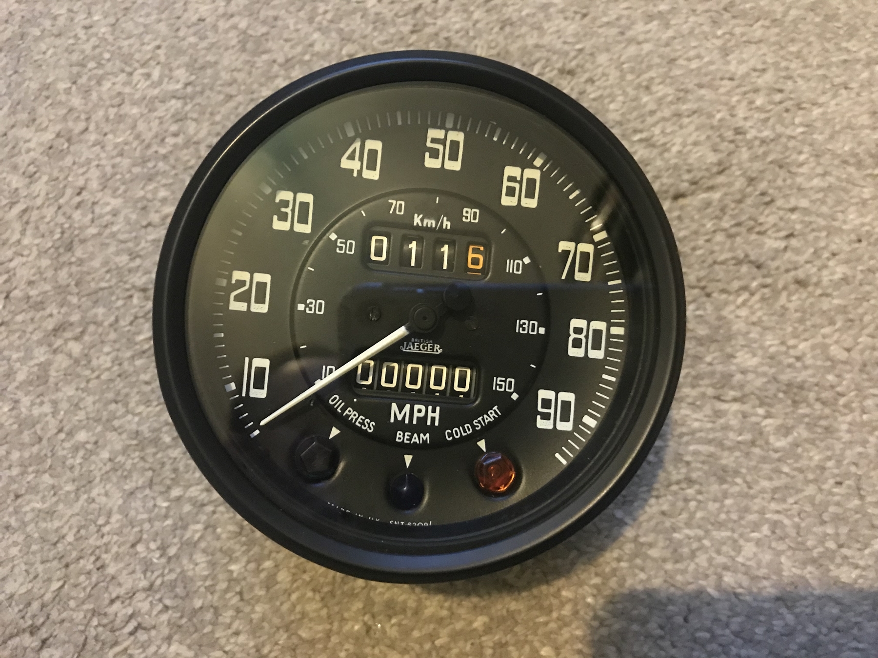 Land Rover - 0-90 Mph Speedometer. Diesel