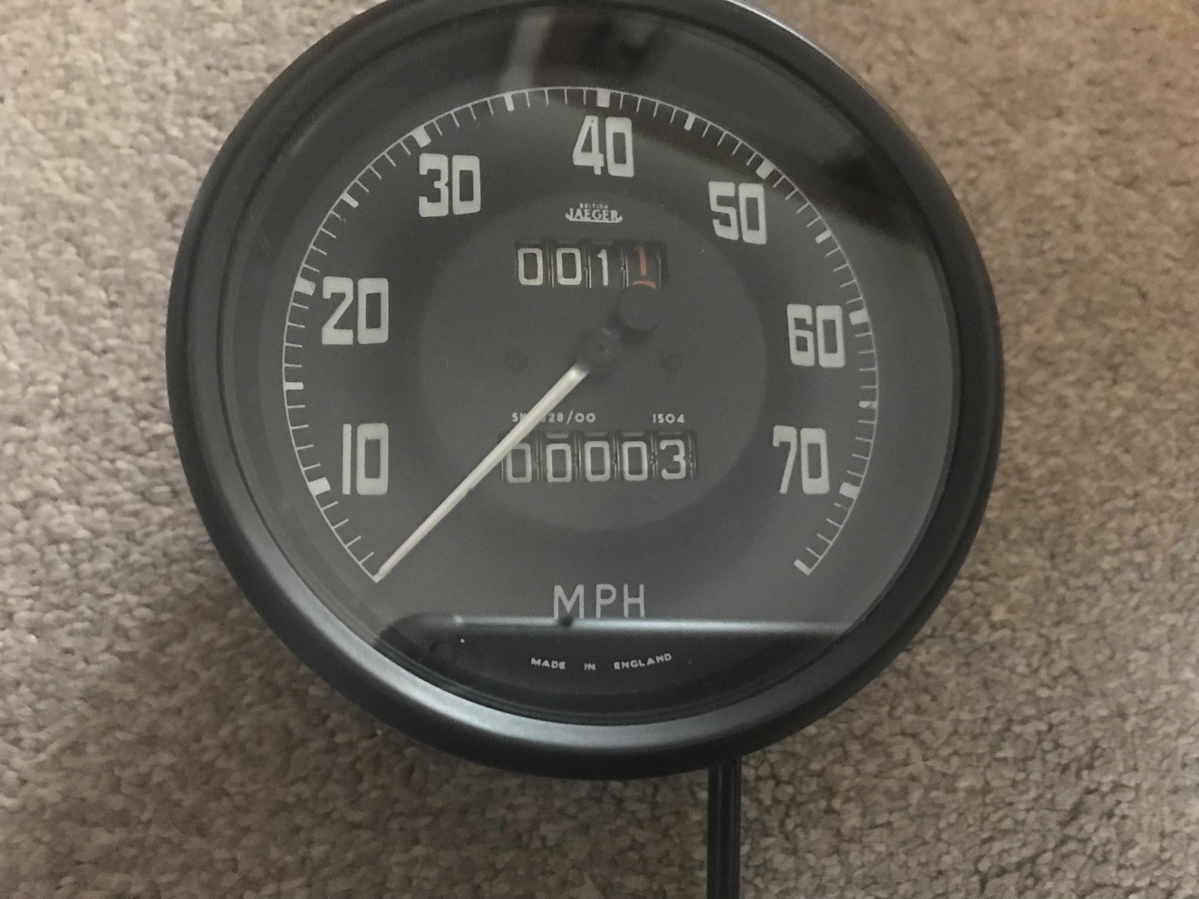 Land Rover Series 1 speedometer. - Restored - Guaranteed