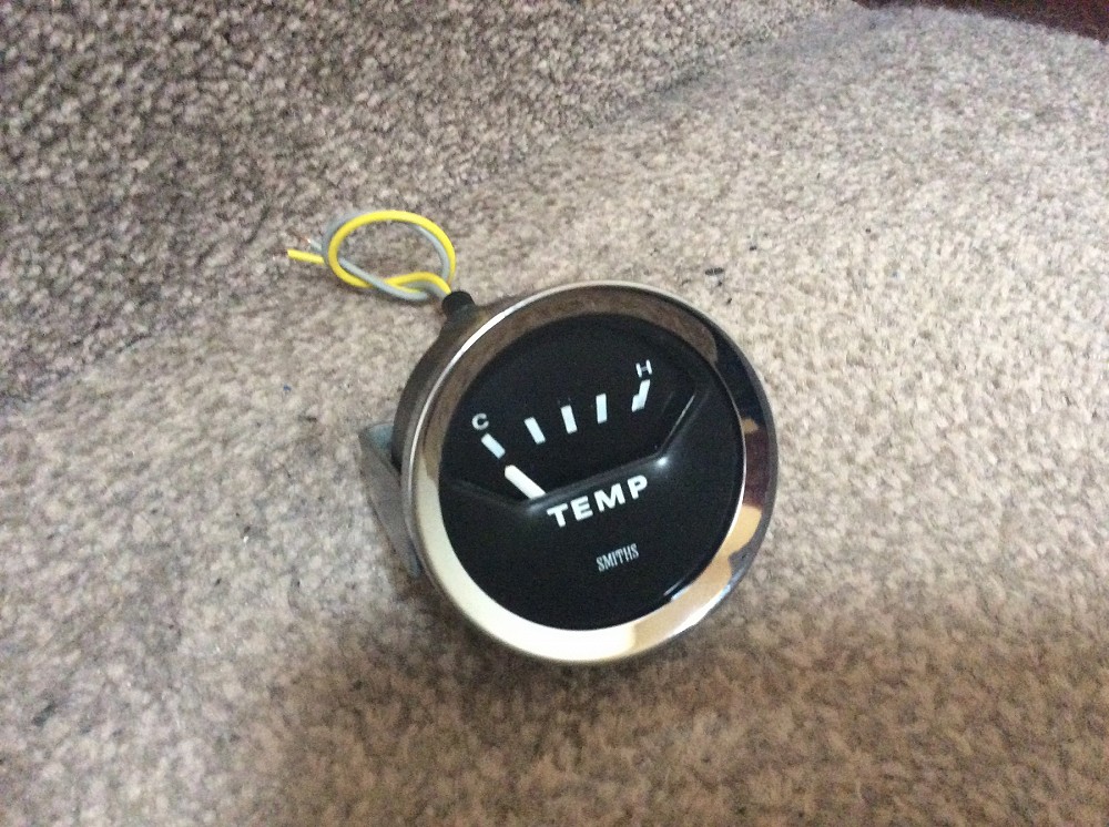 Image of Smiths Reconditioned Temperature Gauge 52 MM Diameter LED Conversion