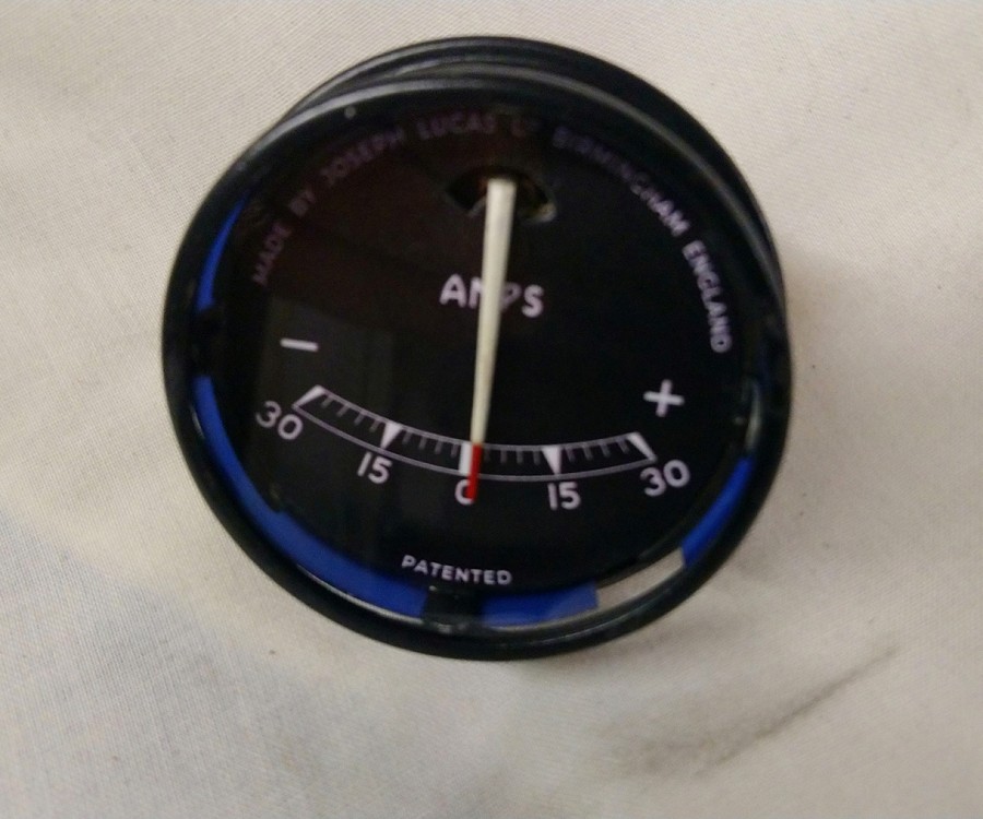 Classic Black Faced Ampmeter