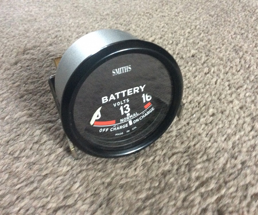 Jaguar E Type voltmeter completely restored