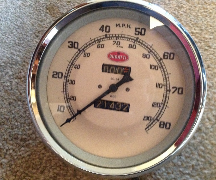 Bugatti Custom Speedo