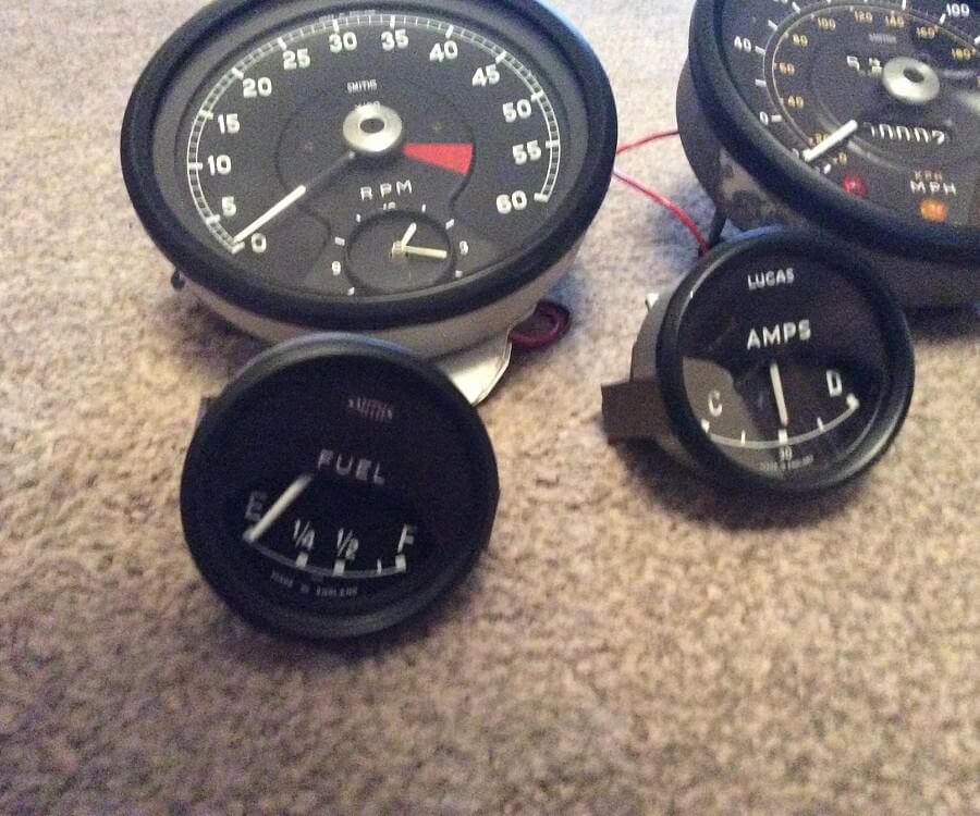Jaguar Restored Gauges