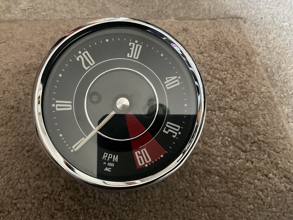 Image of Sunbeam Rapier AC  100mm Diameter fully restored restored revcounter