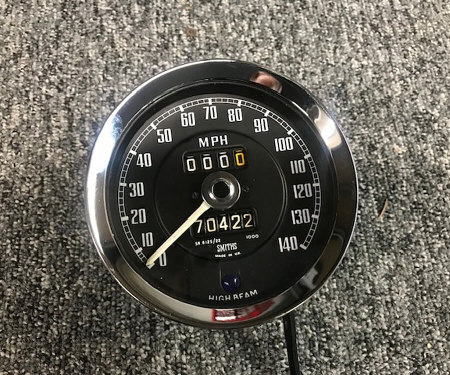 Refurbished Smith's gauge for a classic car