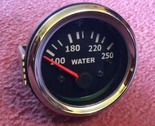 Image of TEMPERATURE GAUGE 52 Mm , Triumph, MG , Scimitar , Kit